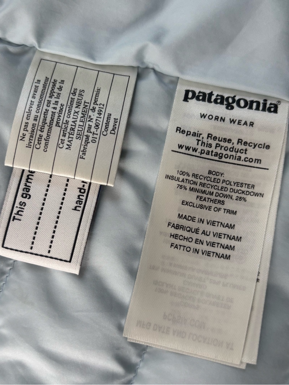 Patagonia Girls down sweater vest | size small (7-8) - Picture 5 of 7